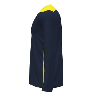 JOMA CHAMPIONSHIP VI LONG SLEEVE T-SHIRT NAVY FLUOR YELLOW