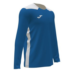 JOMA CHAMPIONSHIP VI LONG SLEEVE T-SHIRT ROYAL WHITE