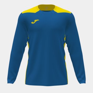 JOMA CHAMPIONSHIP VI LONG SLEEVE T-SHIRT ROYAL YELLOW