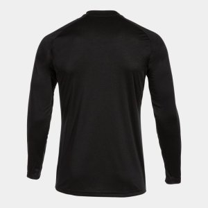 JOMA PISA II LONG SLEEVE T-SHIRT BLACK WHITE
