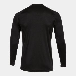 JOMA PISA II LONG SLEEVE T-SHIRT BLACK WHITE