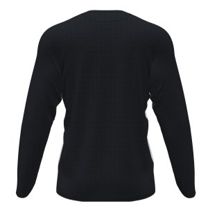 JOMA PISA II LONG SLEEVE T-SHIRT BLACK WHITE