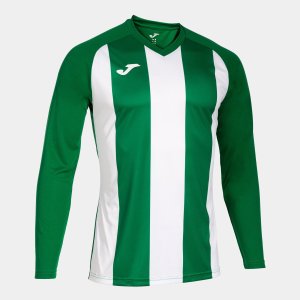 JOMA PISA II LONG SLEEVE T-SHIRT GREEN WHITE