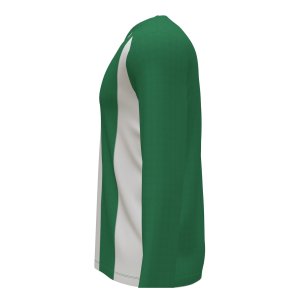 JOMA PISA II LONG SLEEVE T-SHIRT GREEN WHITE