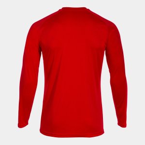 JOMA PISA II LONG SLEEVE T-SHIRT RED WHITE