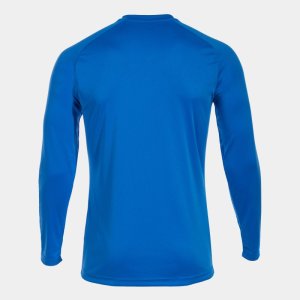 JOMA PISA II LONG SLEEVE T-SHIRT ROYAL BLACK
