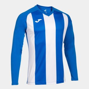 JOMA PISA II LONG SLEEVE T-SHIRT ROYAL WHITE