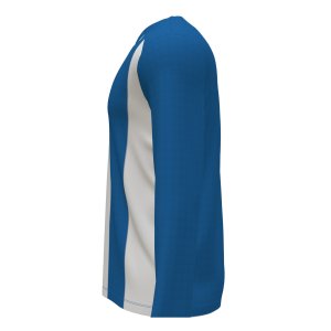 JOMA PISA II LONG SLEEVE T-SHIRT ROYAL WHITE