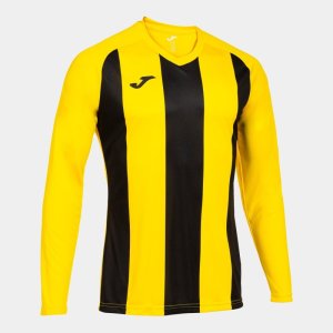 JOMA PISA II LONG SLEEVE T-SHIRT YELLOW BLACK