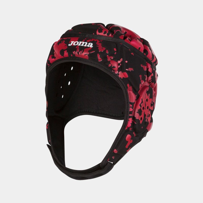 JOMA PROTECT PROTECTIVE HELMET BLACK RED