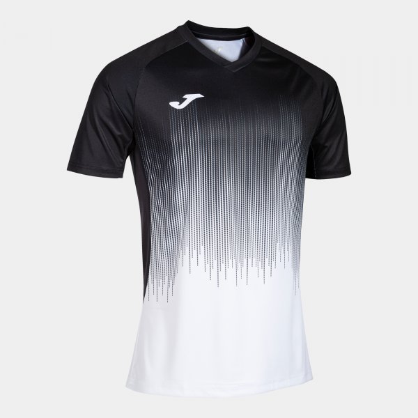 JOMA TIGER IV SHORT SLEEVE T-SHIRT WHITE BLACK