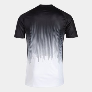 JOMA TIGER IV SHORT SLEEVE T-SHIRT WHITE BLACK
