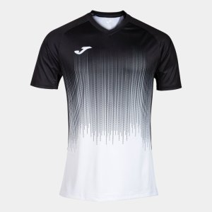 JOMA TIGER IV SHORT SLEEVE T-SHIRT WHITE BLACK