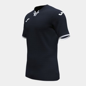 JOMA TOLETUM IV SHORT SLEEVE T-SHIRT BLACK WHITE