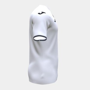 JOMA TOLETUM IV SHORT SLEEVE T-SHIRT WHITE BLACK