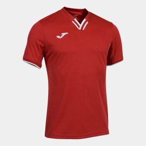 JOMA TOLETUM IV SHORT SLEEVE T-SHIRT RED WHITE