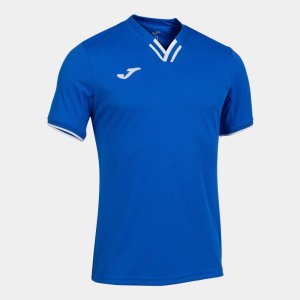 JOMA TOLETUM IV SHORT SLEEVE T-SHIRT ROYAL WHITE