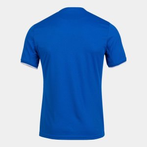 JOMA TOLETUM IV SHORT SLEEVE T-SHIRT ROYAL WHITE