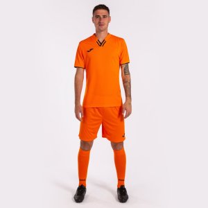 JOMA TOLETUM IV SHORT SLEEVE T-SHIRT ORANGE BLACK