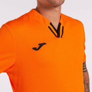 JOMA TOLETUM IV SHORT SLEEVE T-SHIRT ORANGE BLACK