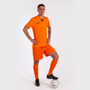 JOMA TOLETUM IV SHORT SLEEVE T-SHIRT ORANGE BLACK