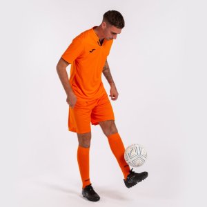 JOMA TOLETUM IV SHORT SLEEVE T-SHIRT ORANGE BLACK