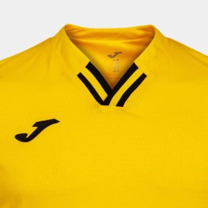 JOMA TOLETUM IV SHORT SLEEVE T-SHIRT YELLOW BLACK