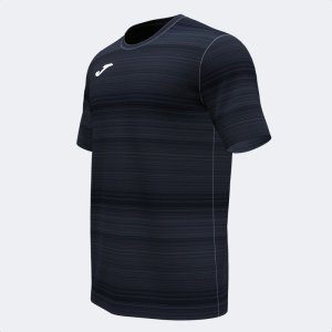 JOMA GRAFITY III SHORT SLEEVE T-SHIRT BLACK
