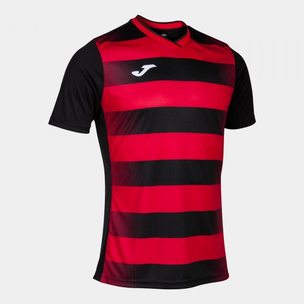 JOMA EUROPA V SHORT SLEEVE T-SHIRT BLACK RED