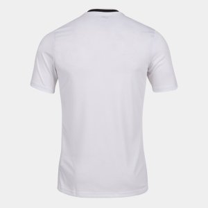 JOMA EUROPA V SHORT SLEEVE T-SHIRT WHITE BLACK
