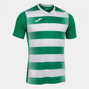 JOMA EUROPA V SHORT SLEEVE T-SHIRT GREEN WHITE