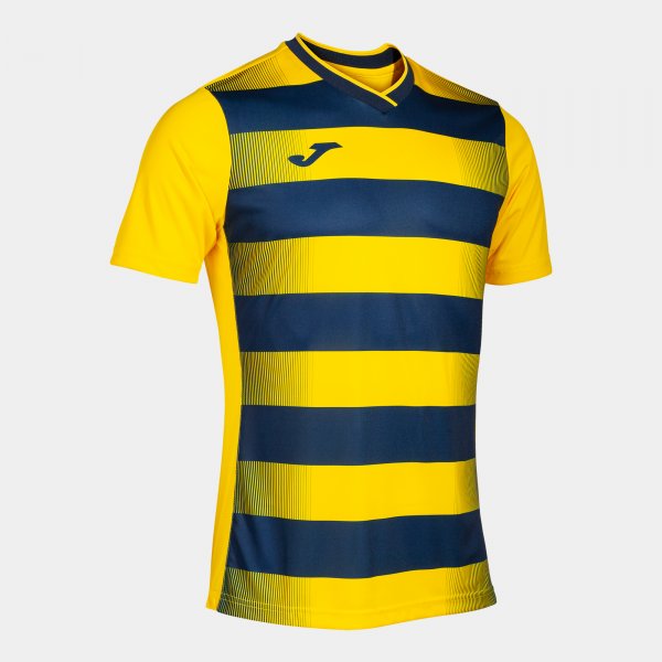 JOMA EUROPA V SHORT SLEEVE T-SHIRT YELLOW NAVY