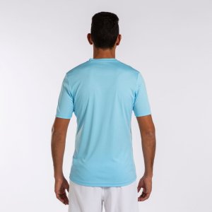 JOMA INTER II SHORT SLEEVE T-SHIRT SKY BLUE WHITE