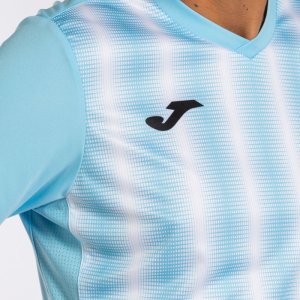 JOMA INTER II SHORT SLEEVE T-SHIRT SKY BLUE WHITE