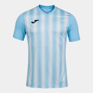 JOMA INTER II SHORT SLEEVE T-SHIRT SKY BLUE WHITE