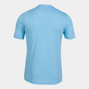 JOMA INTER II SHORT SLEEVE T-SHIRT SKY BLUE WHITE
