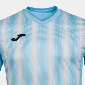 JOMA INTER II SHORT SLEEVE T-SHIRT SKY BLUE WHITE