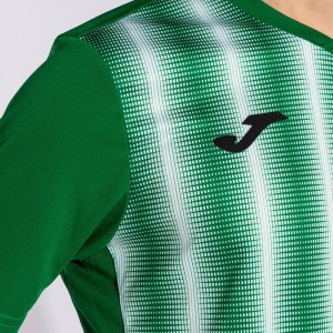 JOMA INTER II SHORT SLEEVE T-SHIRT GREEN WHITE