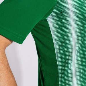 JOMA INTER II SHORT SLEEVE T-SHIRT GREEN WHITE