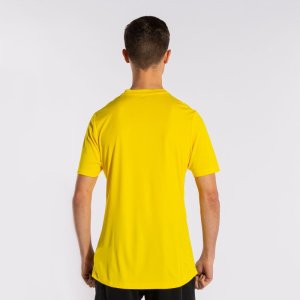 JOMA INTER II SHORT SLEEVE T-SHIRT YELLOW BLACK