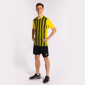 JOMA INTER II SHORT SLEEVE T-SHIRT YELLOW BLACK