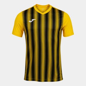 JOMA INTER II SHORT SLEEVE T-SHIRT YELLOW BLACK