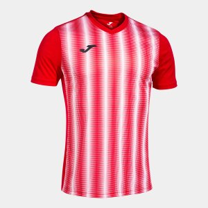 JOMA INTER II SHORT SLEEVE T-SHIRT RED WHITE