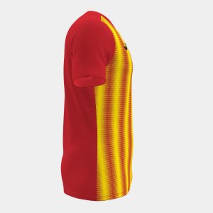 JOMA INTER II SHORT SLEEVE T-SHIRT RED YELLOW