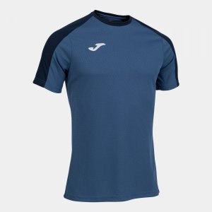 JOMA ECO CHAMPIONSHIP SHORT SLEEVE T-SHIRT BLUE NAVY