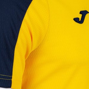 JOMA ECO CHAMPIONSHIP SHORT SLEEVE T-SHIRT YELLOW NAVY
