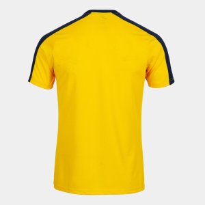 JOMA ECO CHAMPIONSHIP SHORT SLEEVE T-SHIRT YELLOW NAVY