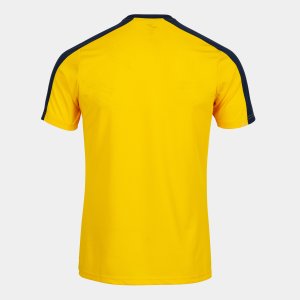 JOMA ECO CHAMPIONSHIP SHORT SLEEVE T-SHIRT YELLOW NAVY