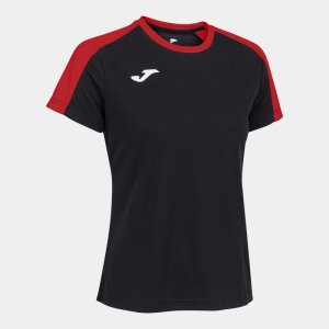 JOMA ECO CHAMPIONSHIP SHORT SLEEVE T-SHIRT BLACK RED