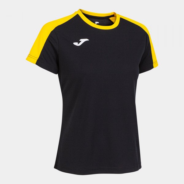 JOMA ECO CHAMPIONSHIP SHORT SLEEVE T-SHIRT BLACK YELLOW